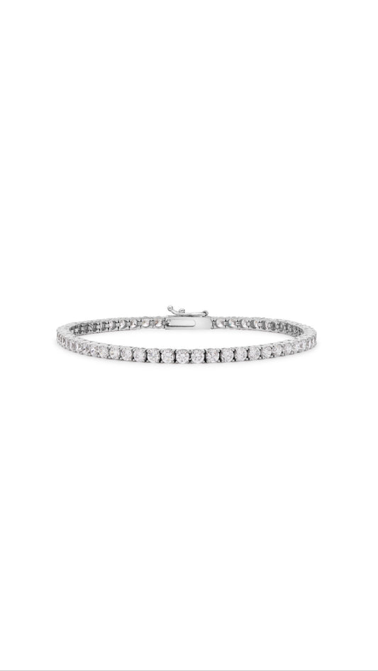 Maddy White Gold Bracelet